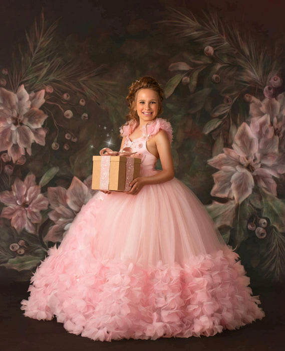 X Drop heirloom grand poinsettia glow