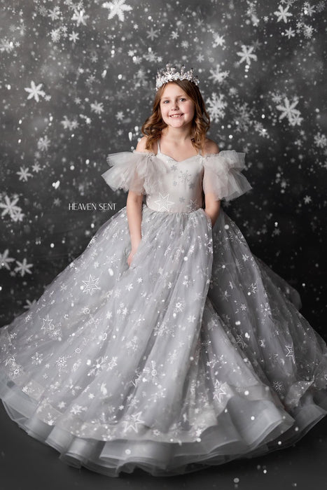 Dancing Snowfall Gray