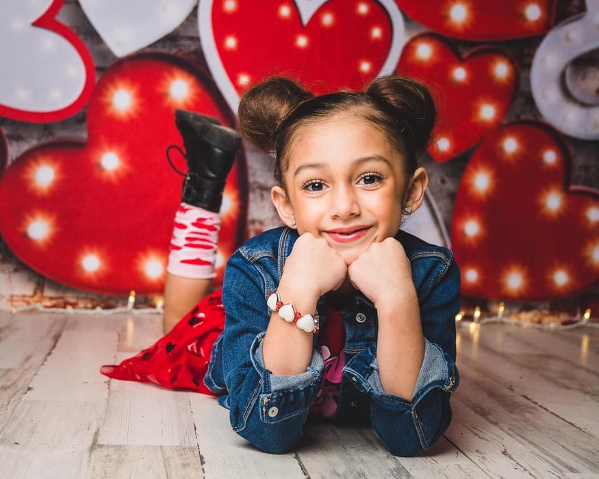 Stacked Romance Red and White