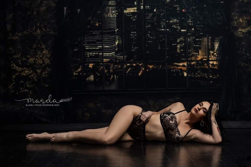 Distressed Glam Window