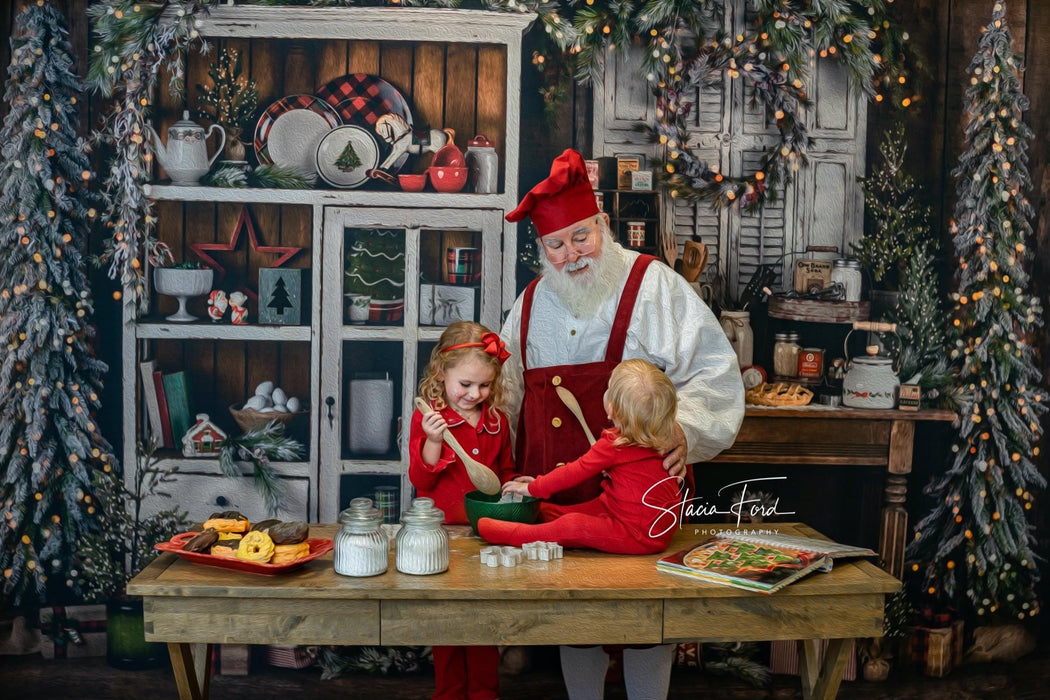 Kringle Kitchen Two Trees Lights