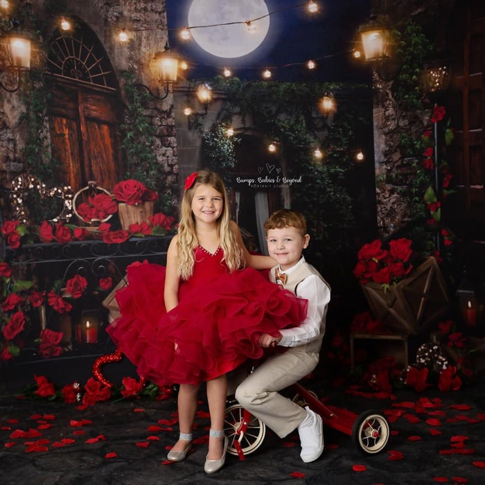 Old Dark Stone Floor