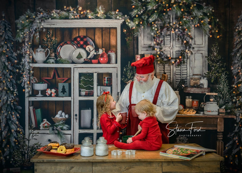 Kringle Kitchen Two Trees Lights