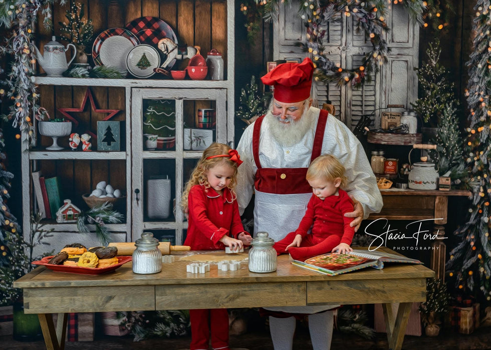 Kringle Kitchen Two Trees Lights