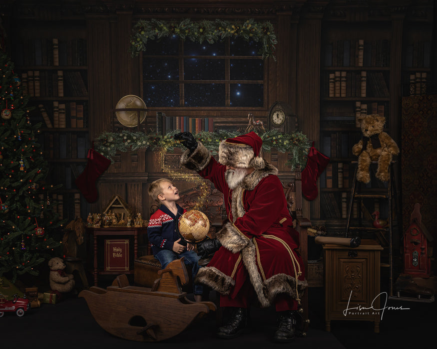 Kringle Library Twinkle Window