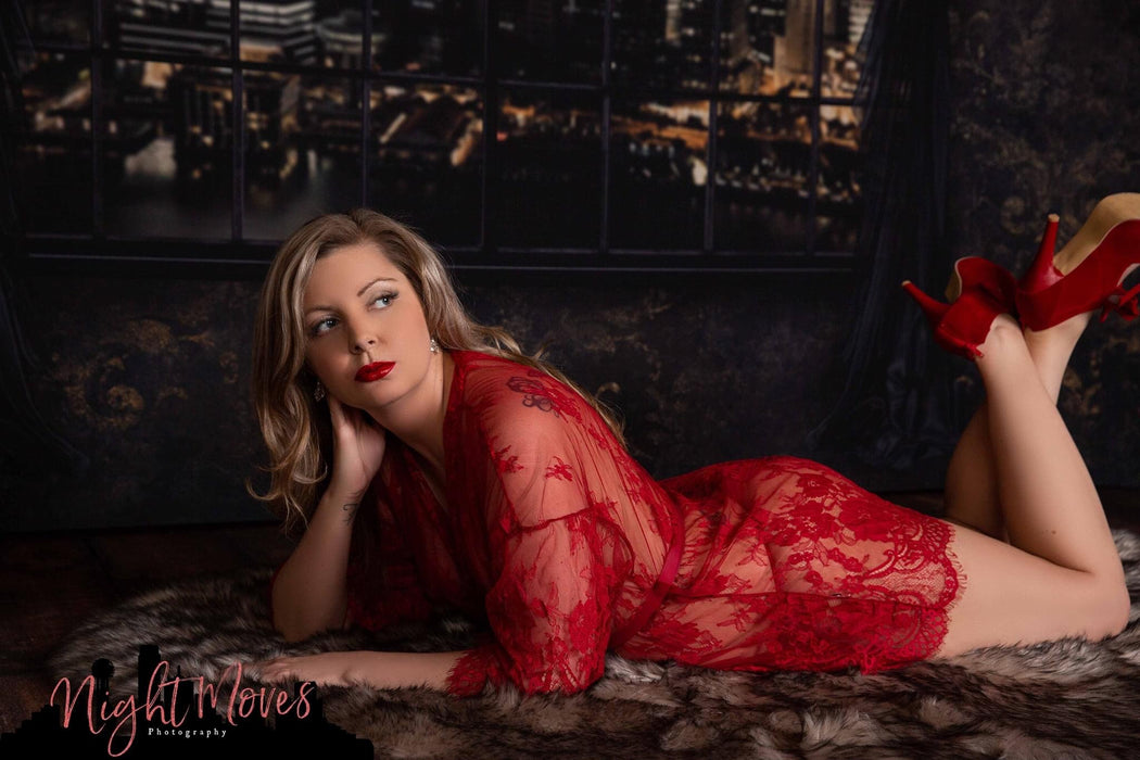 Distressed Glam Window