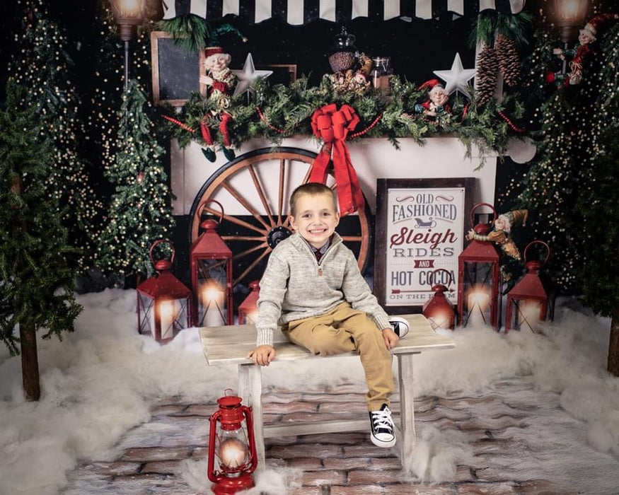Hot Cocoa Stand with Lights