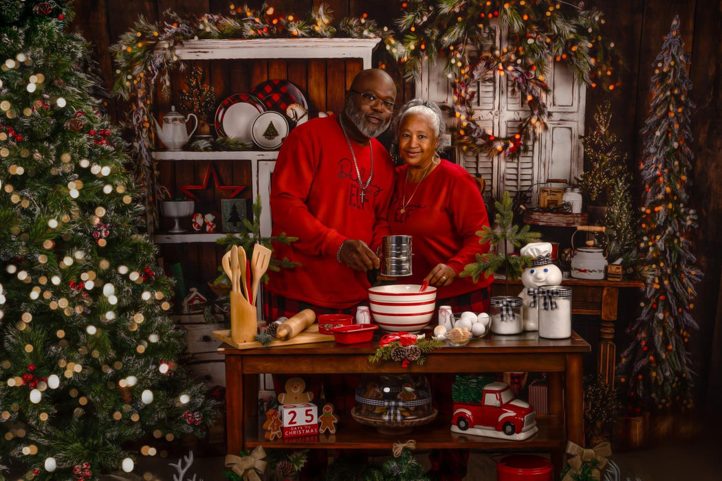 Kringle Kitchen Two Trees Lights