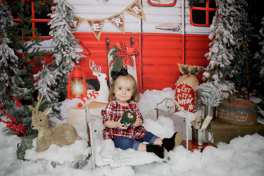 Winter Camper Decorated