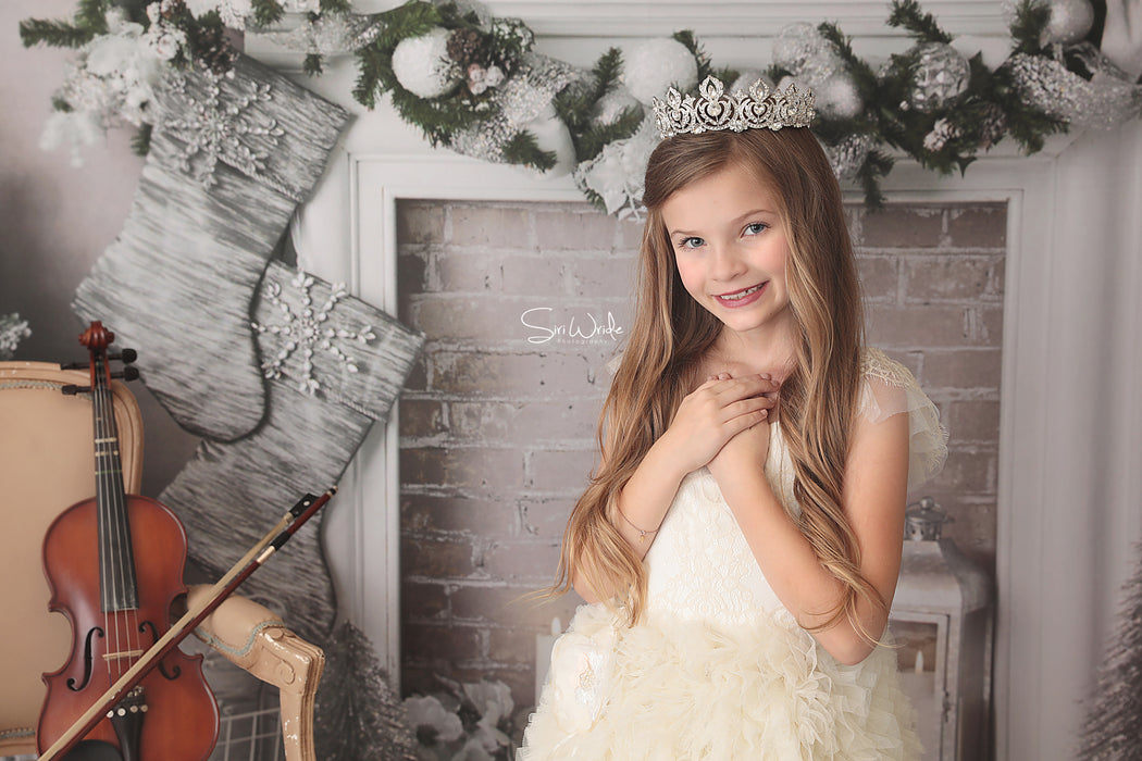 Classy Christmas Mantel