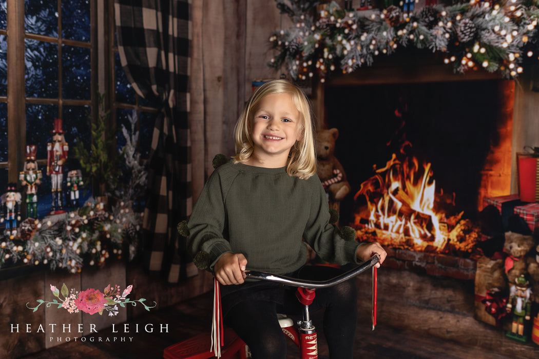 Santa Shanty Window and Santa Shanty Nutcracker Mantel Room