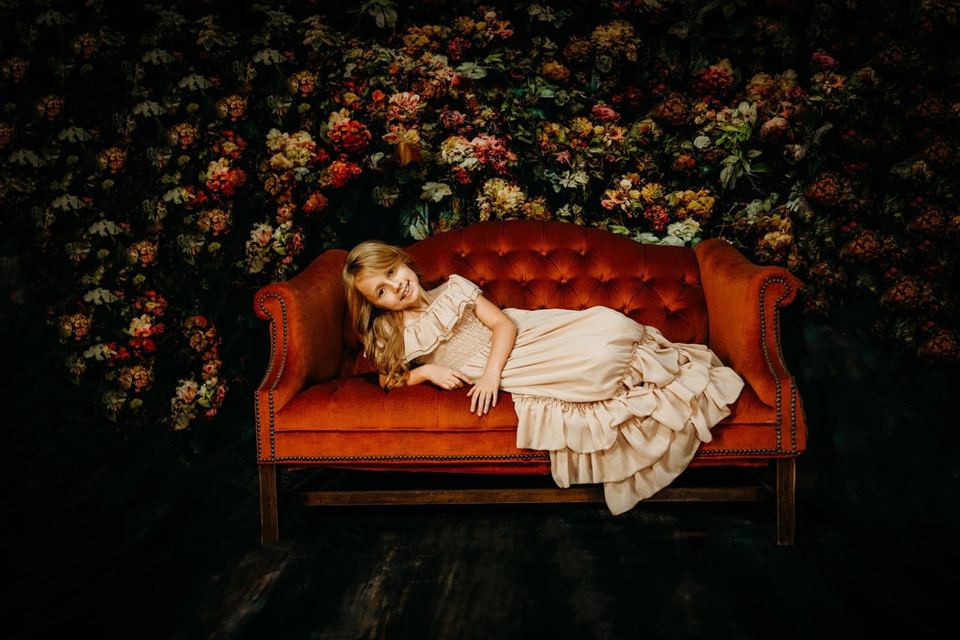 X Drop Rustic Wall of Blooms (LL)