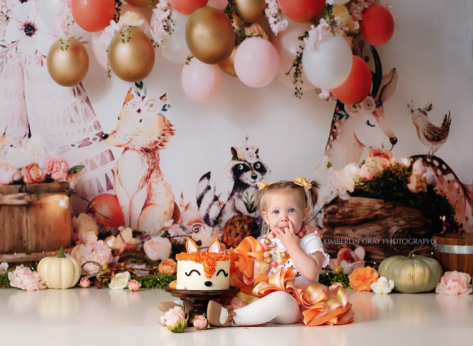 Orange Critter Teepee