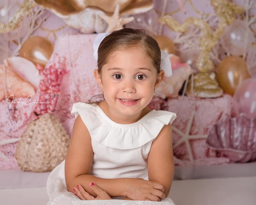 Pink and Gold Mermaid