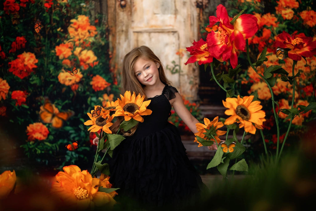 4 foot standing fall flowers fbk