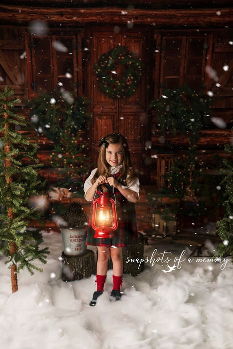 Christmas Cabin Welcome Lights