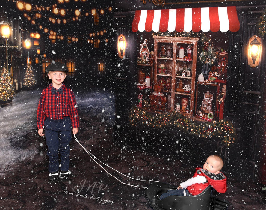 Magical Main Street Gingerbread (Large Door) and Holiday Street Room