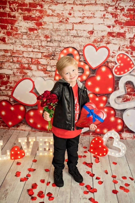 Stacked Romance Red and White