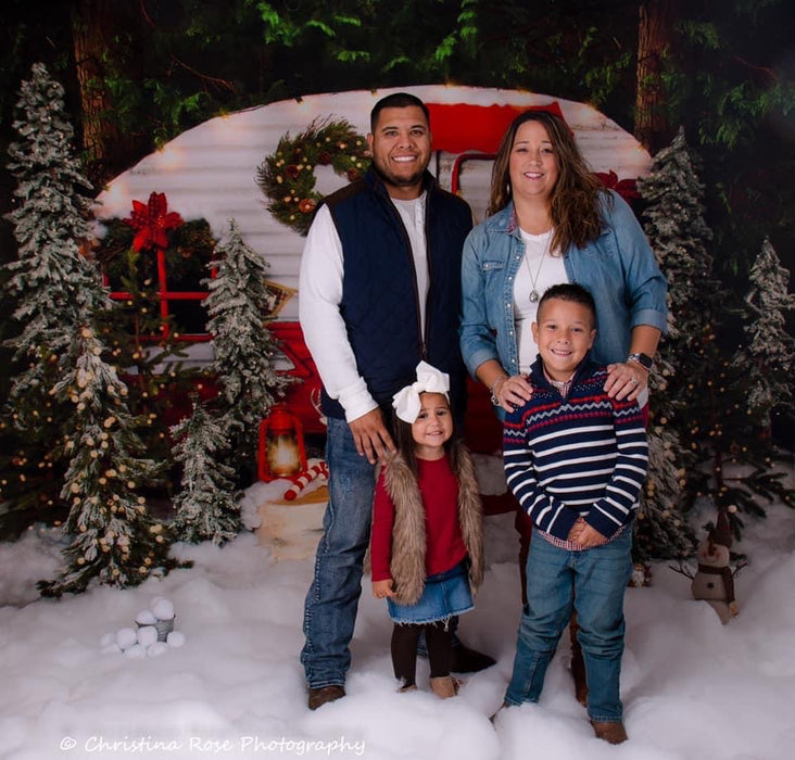 Winter Camper Decorated (Extra Lights)