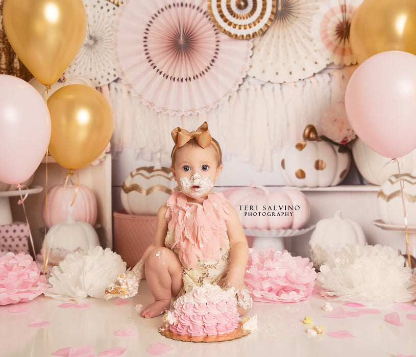 Delicate Pink Pumpkin Party