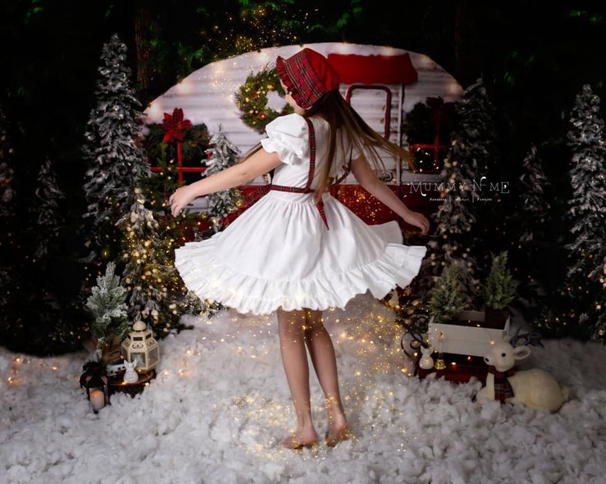 Winter Camper Decorated (Extra Lights)