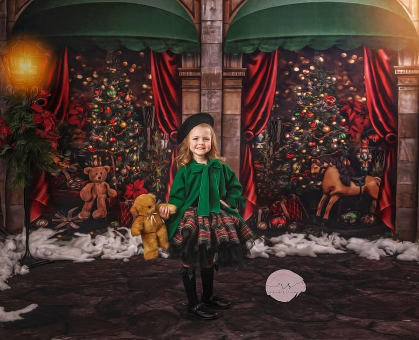 Old Dark Stone Floor