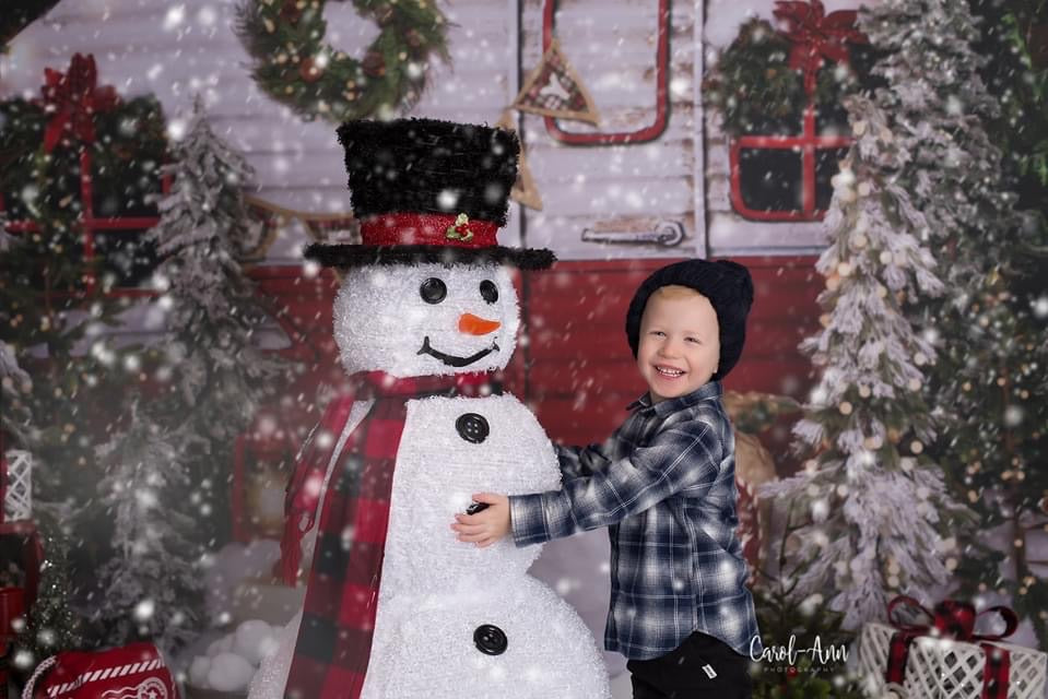 Winter Camper Decorated (Extra Lights)