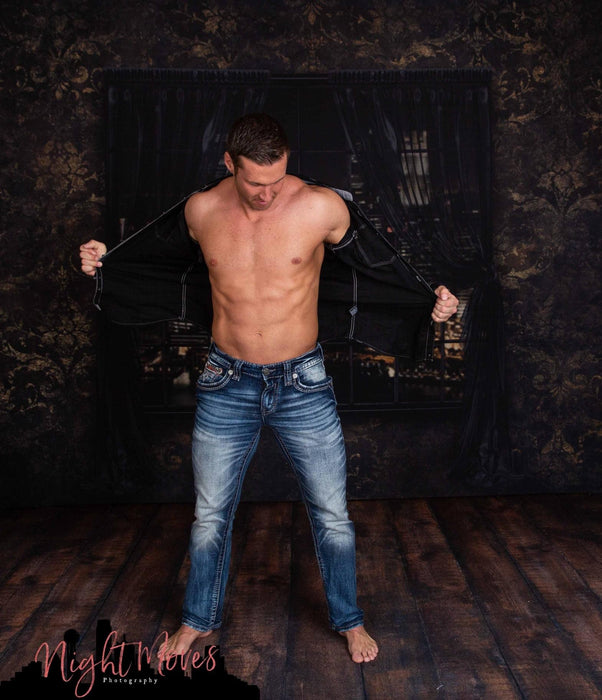 Distressed Glam Window