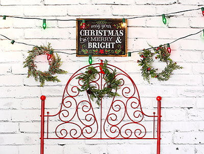 Merry and Bright  Headboard 6x8 FULL BD  