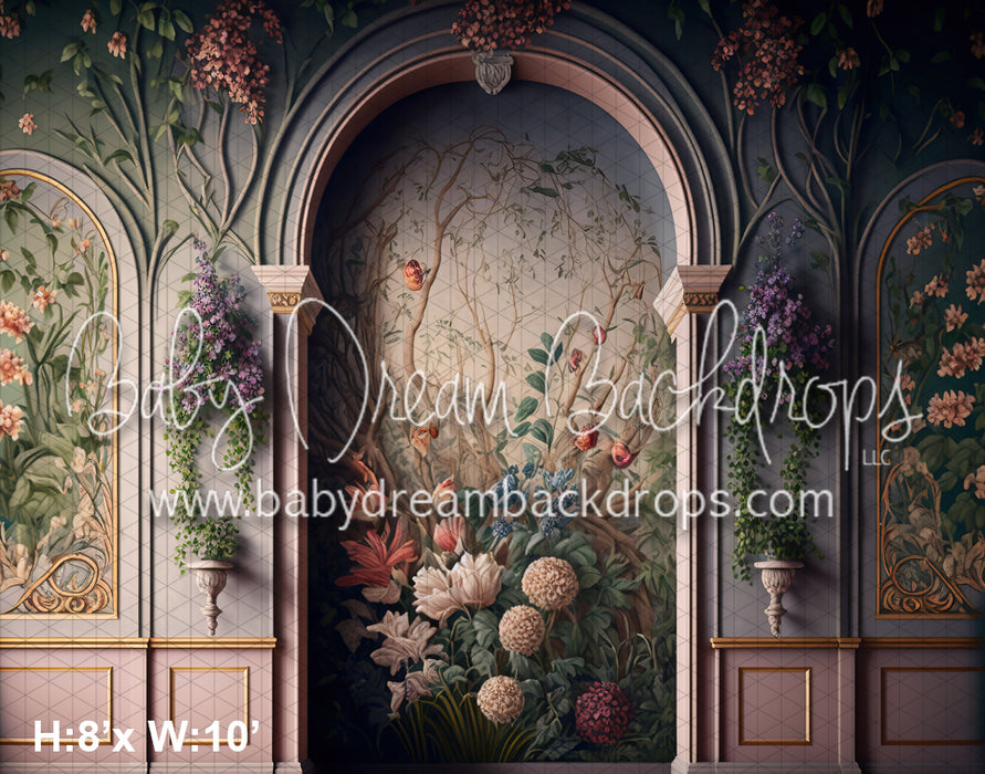 Painted Blooming Floral Wall (MD)