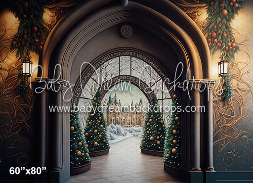 Painted Christmas Ballroom Wall (MD)