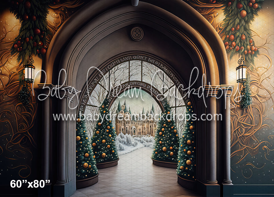 Painted Christmas Ballroom Wall (MD)