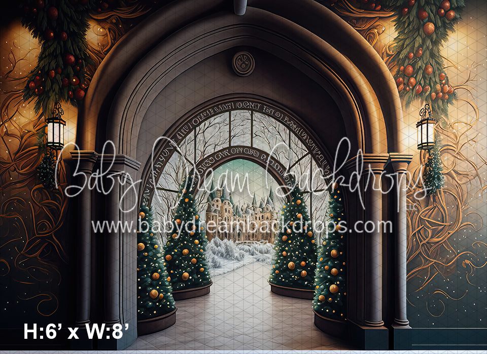 Painted Christmas Ballroom Wall (MD)