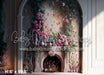 Painted Pink Spring Fireplace (MD)