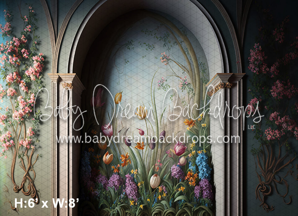 Painted Spring Elegance Wall (MD)