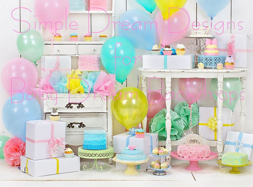 Pastel Birthday Party 60Hx80W SD  