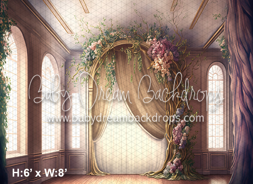 Romantic Painted Spring Arch (MD)