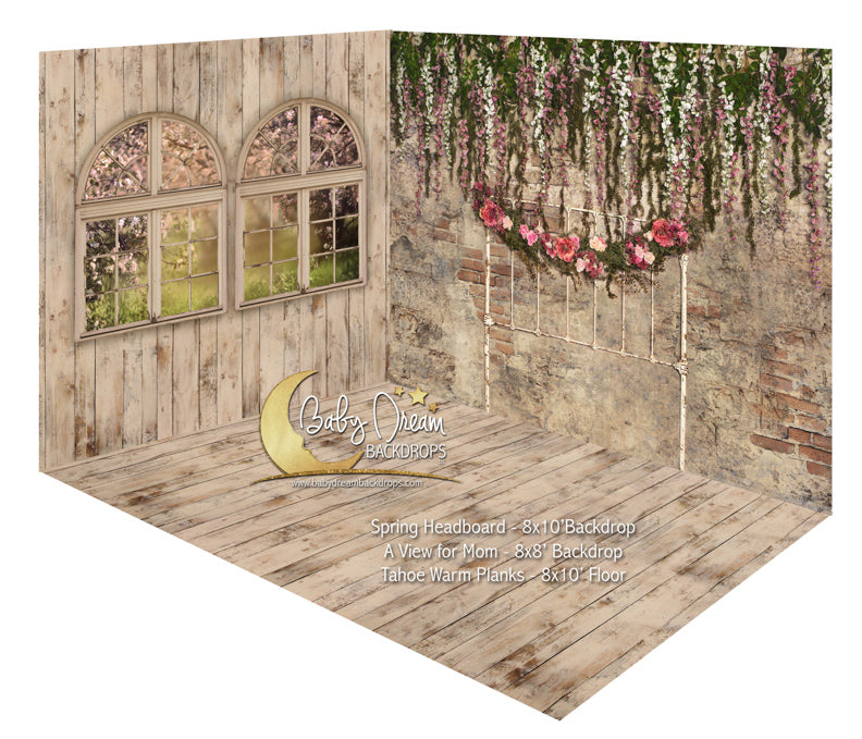 Spring Headboard and A View for Mom Room