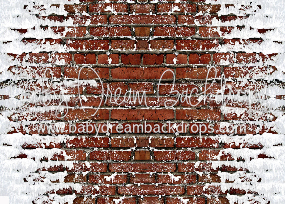 Snowy Brick Path Floor