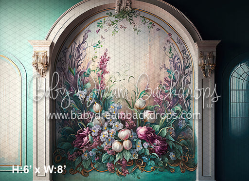 Soft Jewel Tones of Spring Wall (MD)