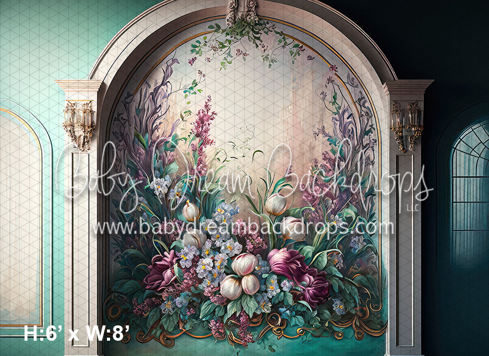 Soft Jewel Tones of Spring Wall (MD)