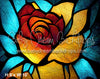 
Stained Glass Collection - Simple Rose (MD)