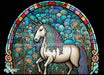 Stained Glass Unicorn Dreams (MD)
