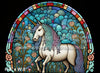 Stained Glass Unicorn Dreams (MD)
