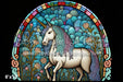 Stained Glass Unicorn Dreams (MD)