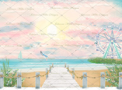 Seaside Fair Boardwalk 60hx80w JM