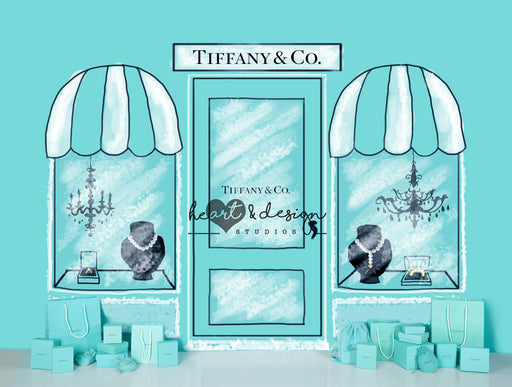Tiffany Shopping Spree with Bags 6x8 MR