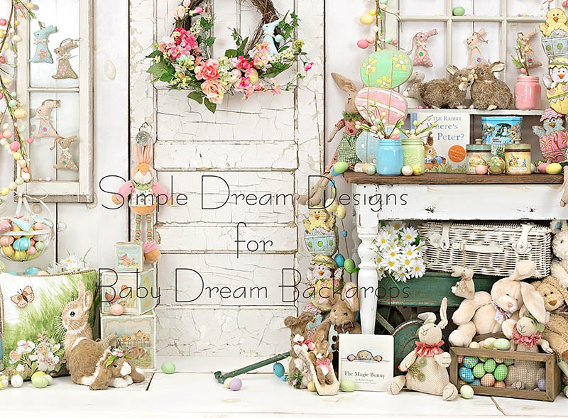 Grandmas Porch Easter Pastel 60Hx80W SD