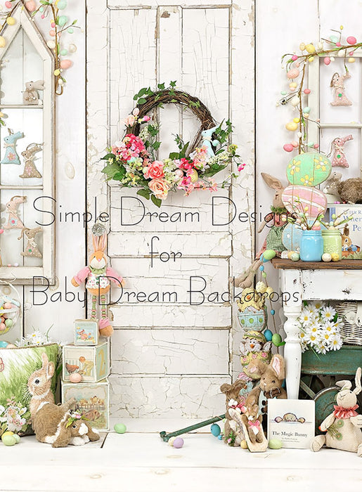 Grandmas Porch Easter Pastel 80Hx60W SD