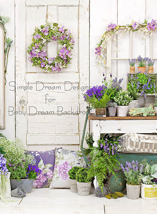 Grandmas Porch Lavender 80Hx60W SD